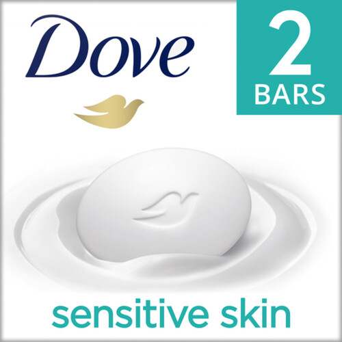 Dove Sensitive Beauty Bar For Sensitive Skin Care 2 x 106 g 
