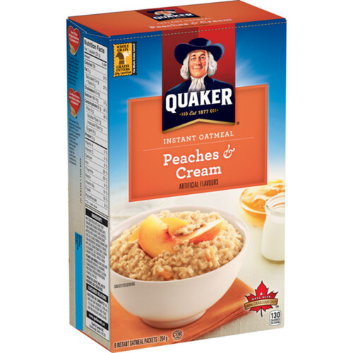 Quaker Instant Oatmeal Peaches & Cream 264 g