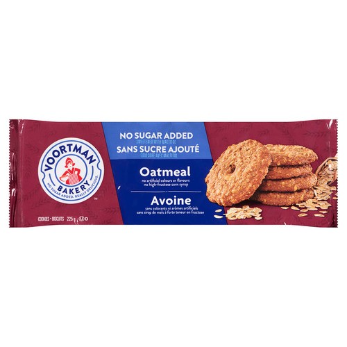 Voortman No Sugar Cookies Oatmeal 225 g