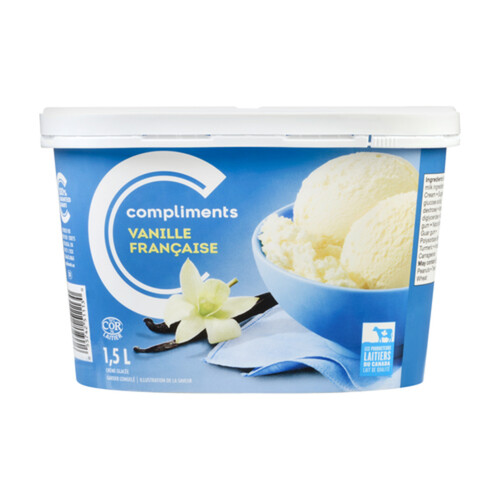 Compliments Ice Cream French Vanilla 1.5 L