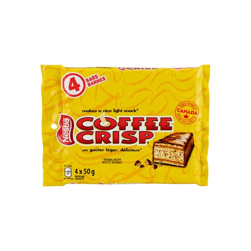 Nestlé Coffee Crisp Chocolate Bars 4 Pack 200 g