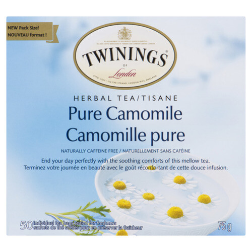 Twinings Herbal Tea Pure Camomile 50 Tea Bags