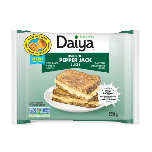 Daiya Foods Pepper Jack Dairy Free Cheese Slices 220 g