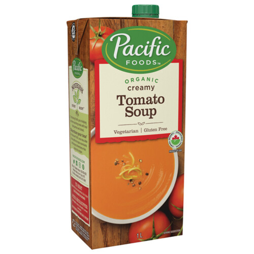 Pacific Foods Organic Gluten-Free Creamy Soup Tomato 1 L