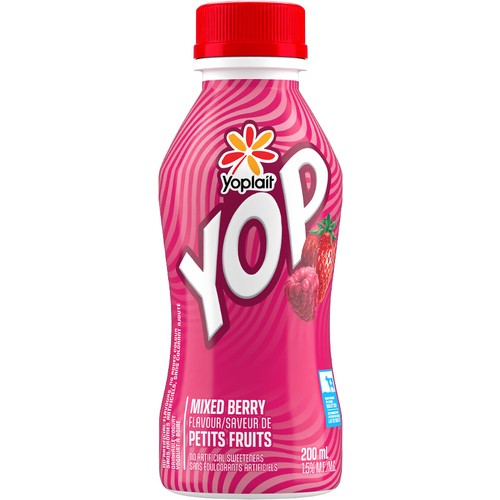 Yoplait YOP 1.5% Drinkable Yogurt Mixed Berries 200 ml (bottle)
