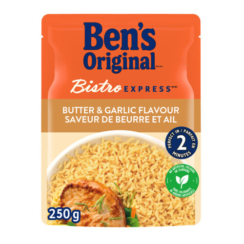 Ben's Original Bistro Express Rice Side Dish Butter & Garlic 250 g