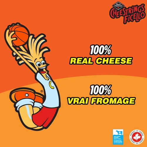 Black Diamond Cheestrings Cheddar 8 Count
