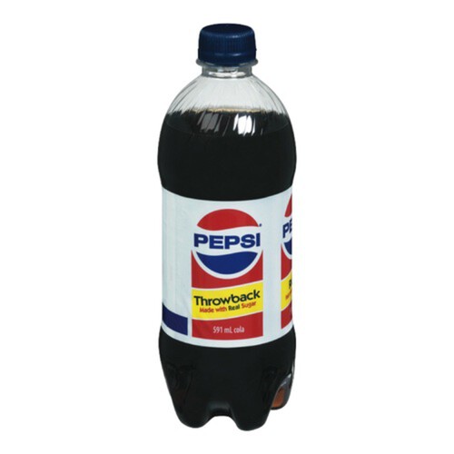 Pepsi Soda Throwback 591 ml (bottle)