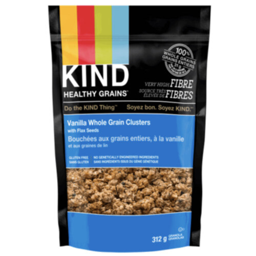Kind Healthy Snacks Bouchées à la vanille aux bleuets et graines de lin sans gluten 312 g