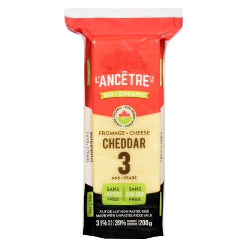 L'Ancetre Lactose Free Cheese 3 Years Cheddar 200 g 