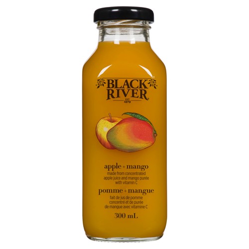 Black River Juice Apple & Mango 300 ml (bottle)