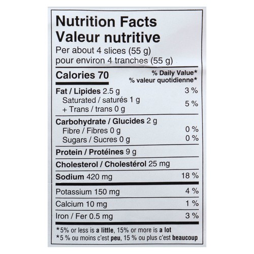 Compliments Gluten-Free Thinly Sliced Black Forest Ham Extra Lean 175 g