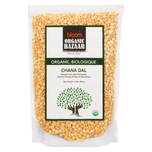 Bloom Organic Bazaar Chickpeas Chana Dal 908 g