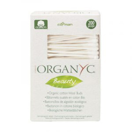 Organyc Beauty Cotton Swabs 200 EA