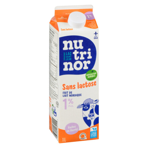 Nutrinor Lactose-Free 1% Milk 1 L