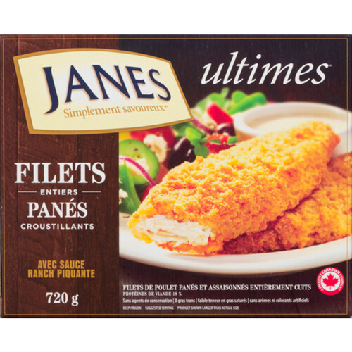 Janes Frozen Breast Fillets With Sauce Breaded Chicken 720 g