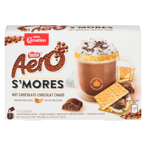 Nestle Carnation Aero S'mores Hot Chocolate 7 x 25 g