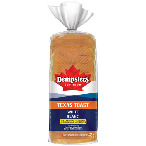 Dempster's Thick Sliced Sandwich Bread White Texas Toast 675 g