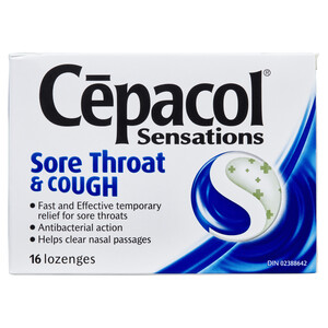 Cepacol Lozenges Sore Throat & Cold 16