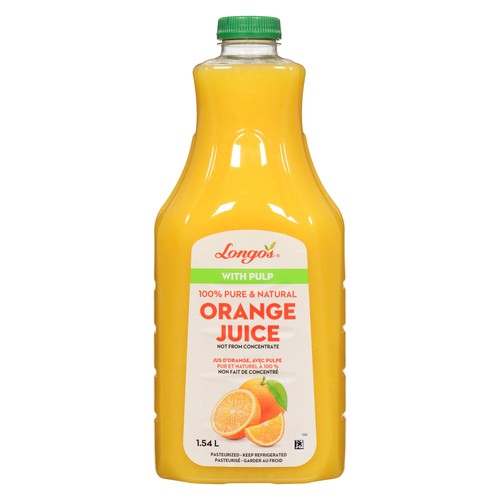 Longo's Orange Juice With Pulp 1.54 L