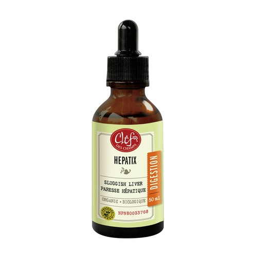 Clef des Champs Organic Tincture Hepatix Sluggish Liver 50 ml