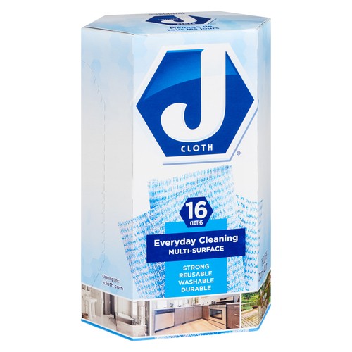 J Cloth Blue Disposable Cloth Family Pack 16 Cloths