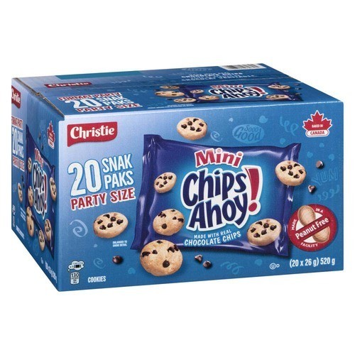 Chips Ahoy! Cookies Mini Chocolate Chip Snak Pak 520 g