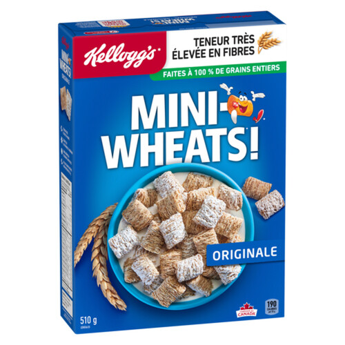 Kellogg's Mini Wheats Cereal Regular 510 g