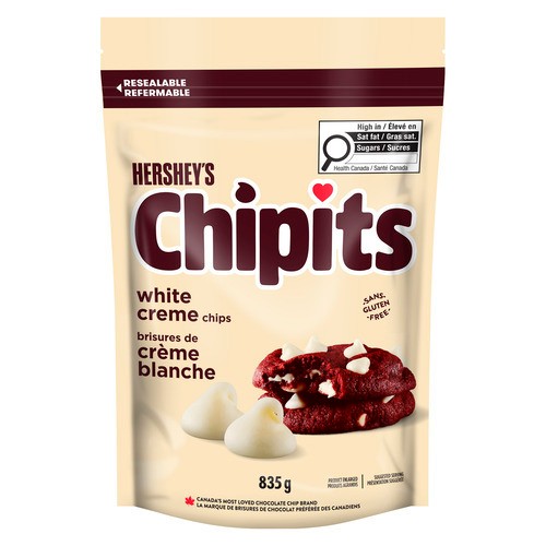Hershey's Gluten-Free Baking Chipits White Creme 835 g