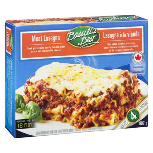 Bassili's Best Frozen Meat Lasagna 907 g