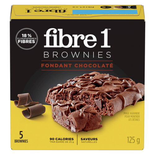 Fibre 1 Brownies Chocolatey Fudge 125 g