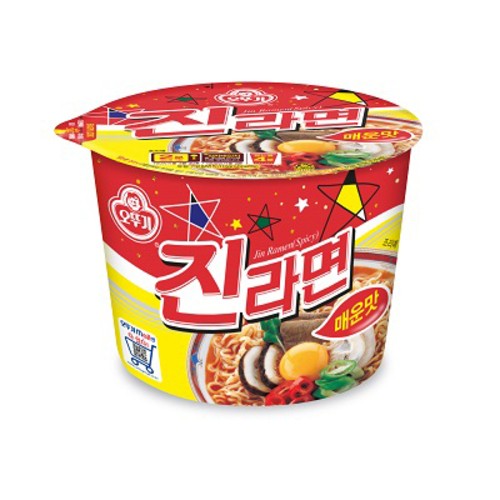 Ottogi Jin Ramen Bowl Spicy  110 g