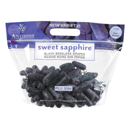 Black Sapphire Seedless Grapes 907 g