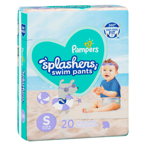 Pampers Splashers Swim Diapers Size S 20 Count