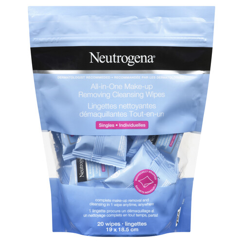 Neutrogena Makeup Removing Cleansing Wipes 20 Sheets