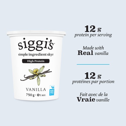 Siggi's Skyr Yogurt 0% Vanilla 750 g