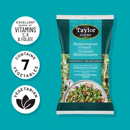 Taylor Farms Chopped Salad Kit Mediterranean Crunch 312 g