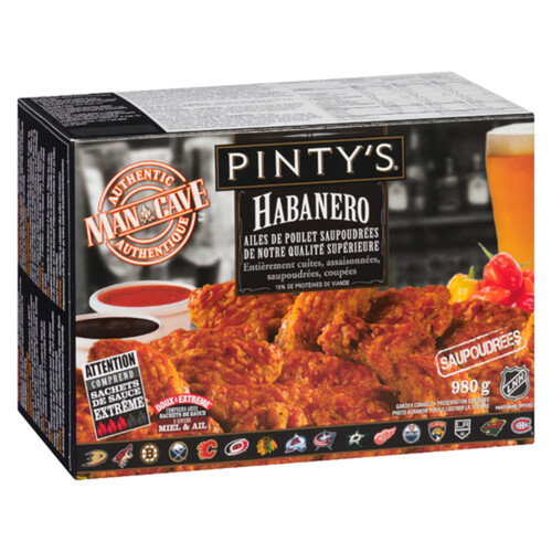 Pinty's Frozen Dusted Chicken Wings 980 g