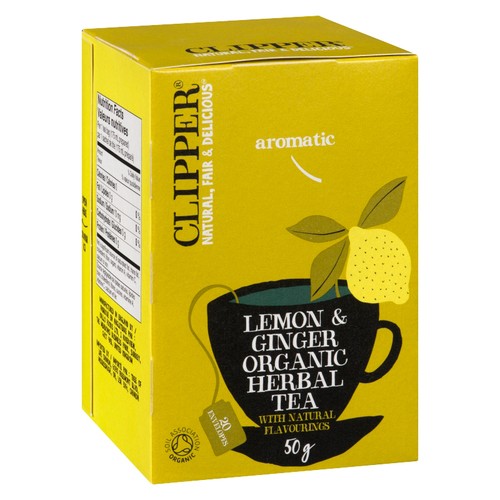 Clipper Organic Tea Lemon & Ginger 50 g