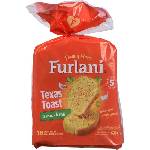 Furlani Frozen Garlic Toast Original 638 g