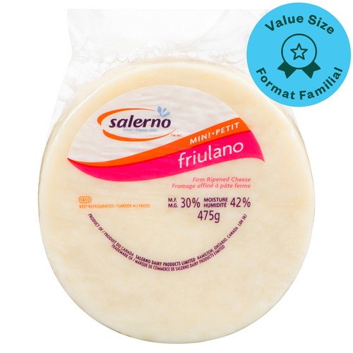 Salerno Mini Friulano Cheese Value Size 475 g