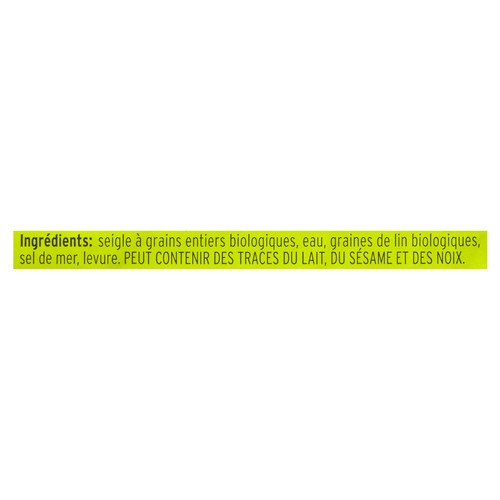 Mestemacher Organic Bread Flaxseed Rye 500 g