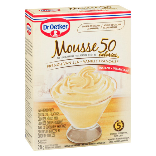 Dr. Oetker Instant Dessert Mix Mousse French Vanilla 28 g