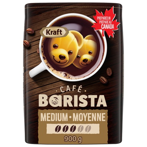 Kraft Cafe Barista Ground Coffee Medium Roast 900 g