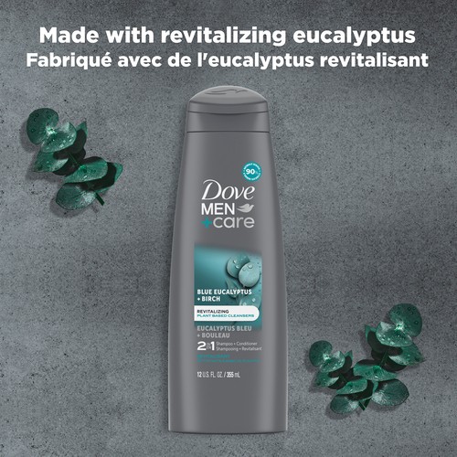 Dove Men+Care 2 In 1 Shampoo & Conditioner Eucalyptus & Birch 355 ml