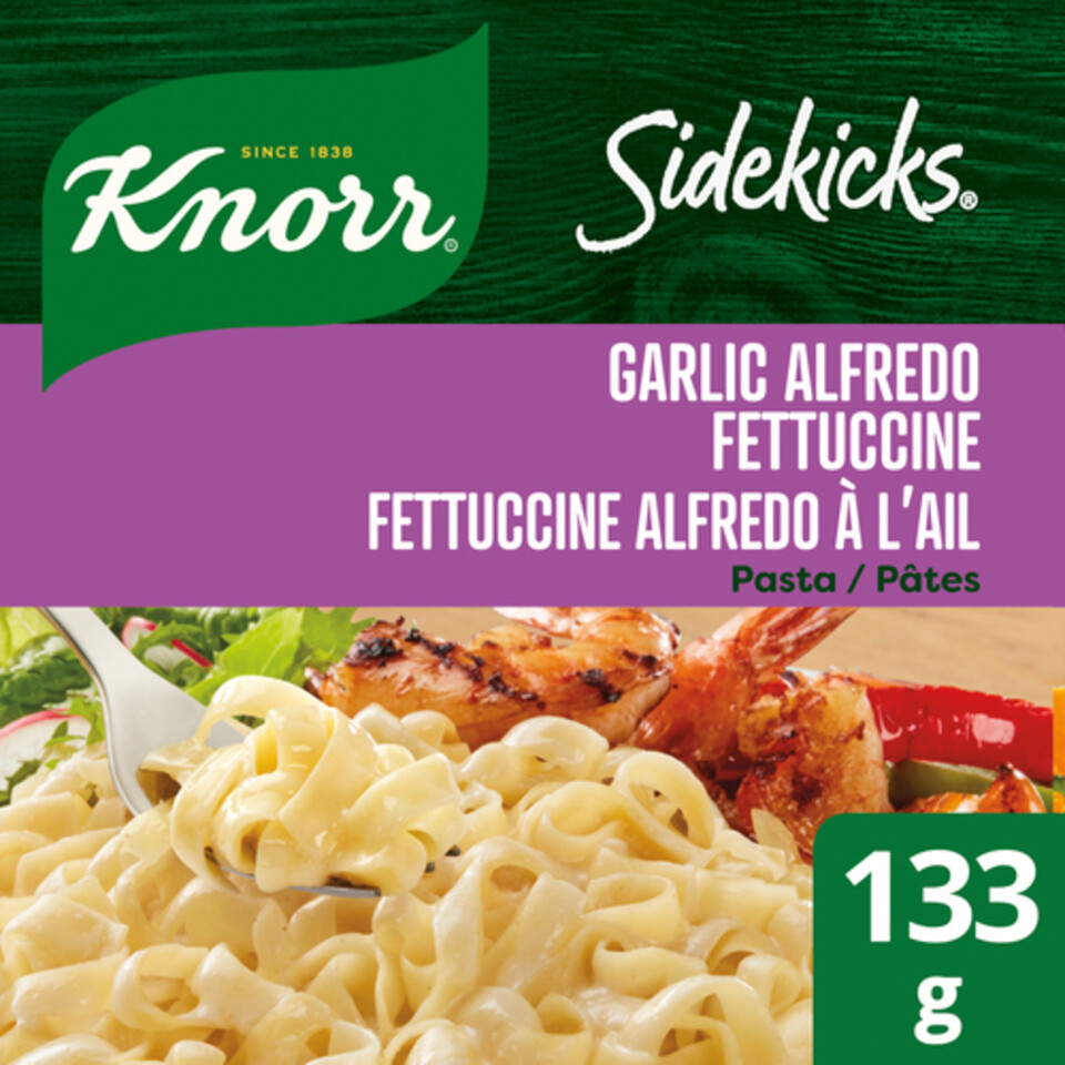 Knorr Sidekicks Pasta Garlic Alfredo Feta 133 g Voilà Online Groceries & Offers