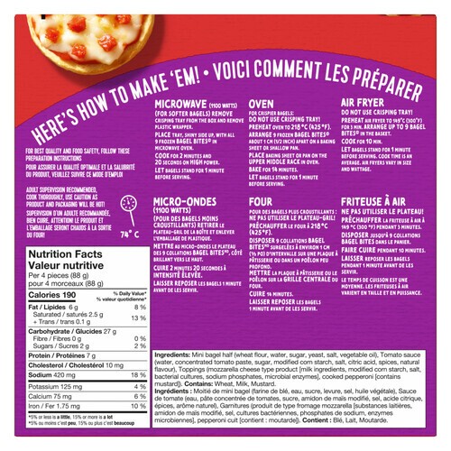 Hot Bites Pizza Snacks Cheese And Pepperoni 198 g