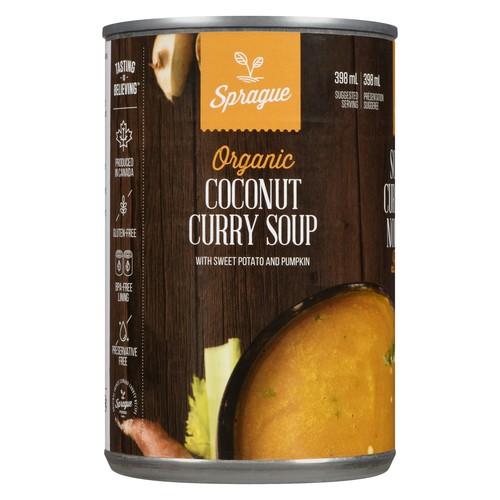Sprague Organic Soup Coconut Curry 398 ml