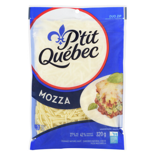Ptit Quebec Cheese Shreds Mozzarella 320 g