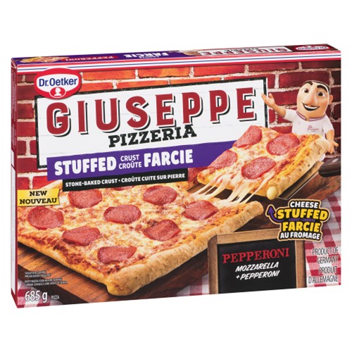 Dr. Oetker Giuseppe Frozen Stuffed Crust Pizza Pepperoni 685 g
